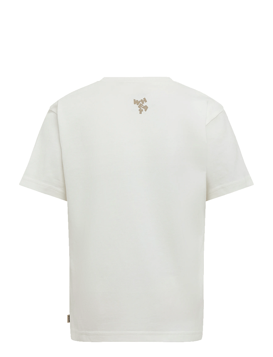 Wheat - T-shirt S/S Addison - kortærmede t-shirts - cloud - 1