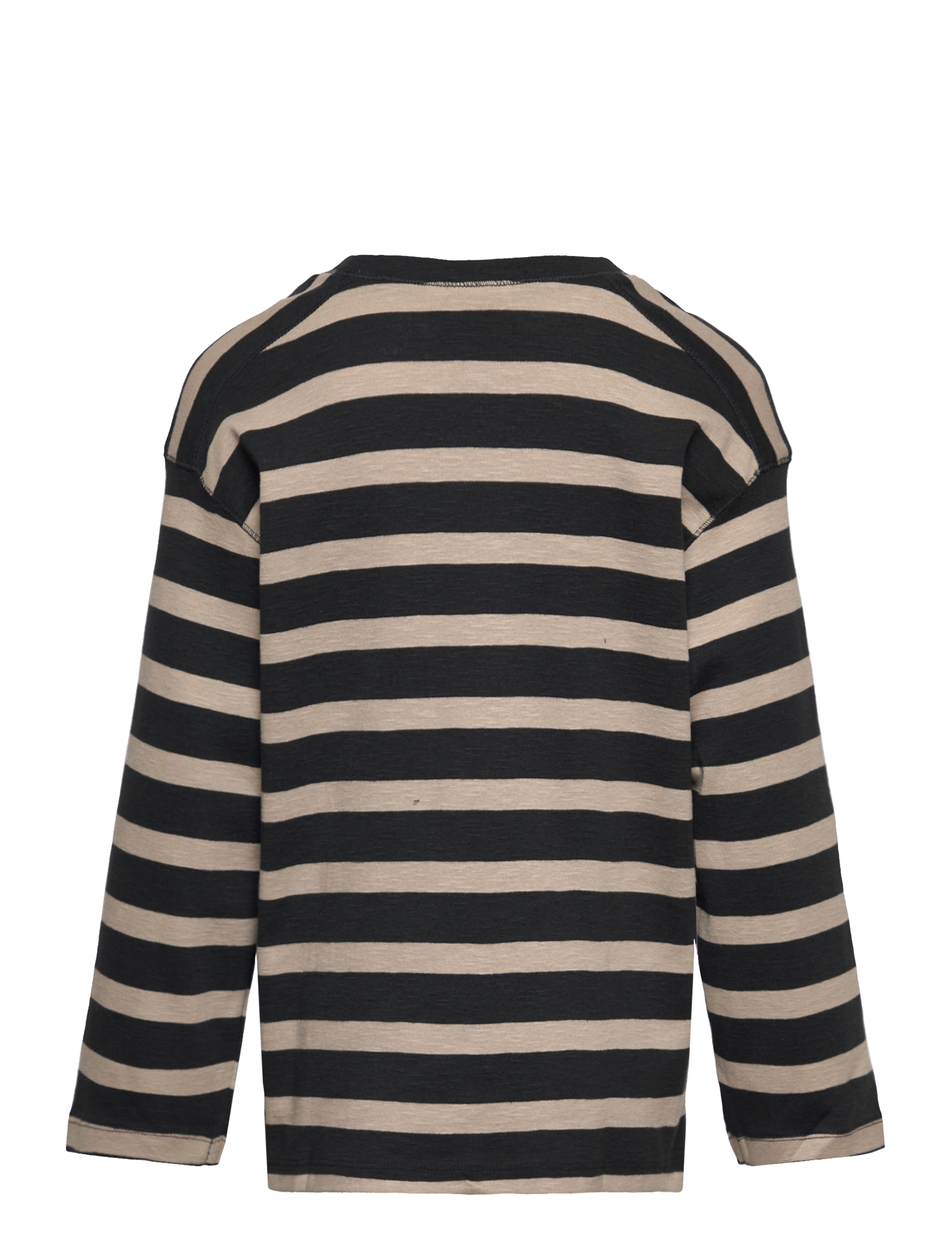 Wheat - T-Shirt Malthe - dark stripe - 1