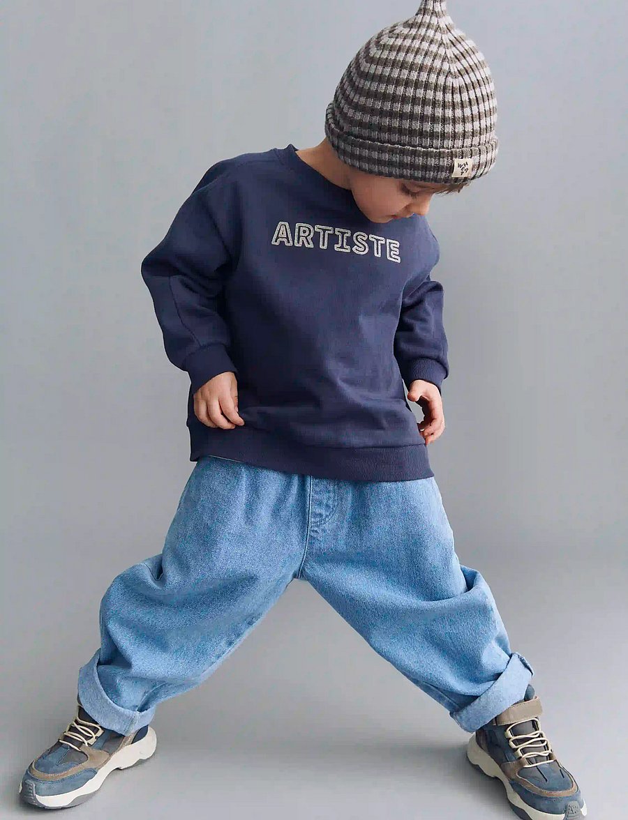 Wheat - Sweatshirt L/S Franc - sweatshirts - greyblue - 2