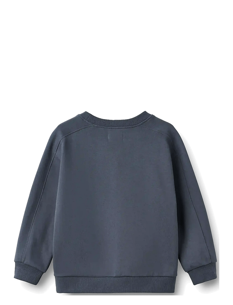 Wheat - Sweatshirt L/S Franc - sweatshirts - greyblue - 1
