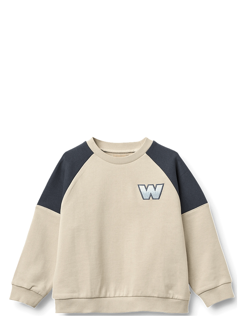 Wheat - Sweatshirt L/S Gilbert - sweatshirts - grey cloud - 0