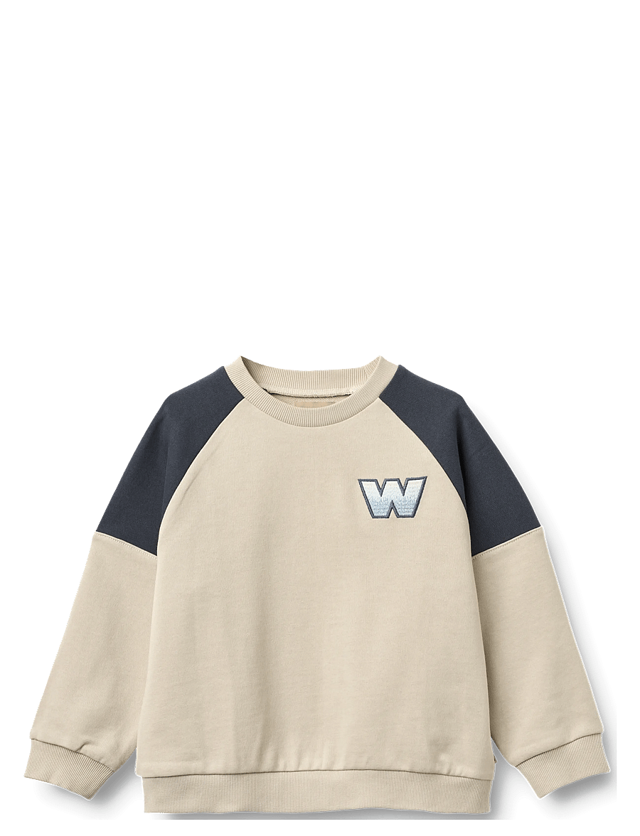 Wheat - Sweatshirt L/S Gilbert - sweatshirts - grey cloud - 0