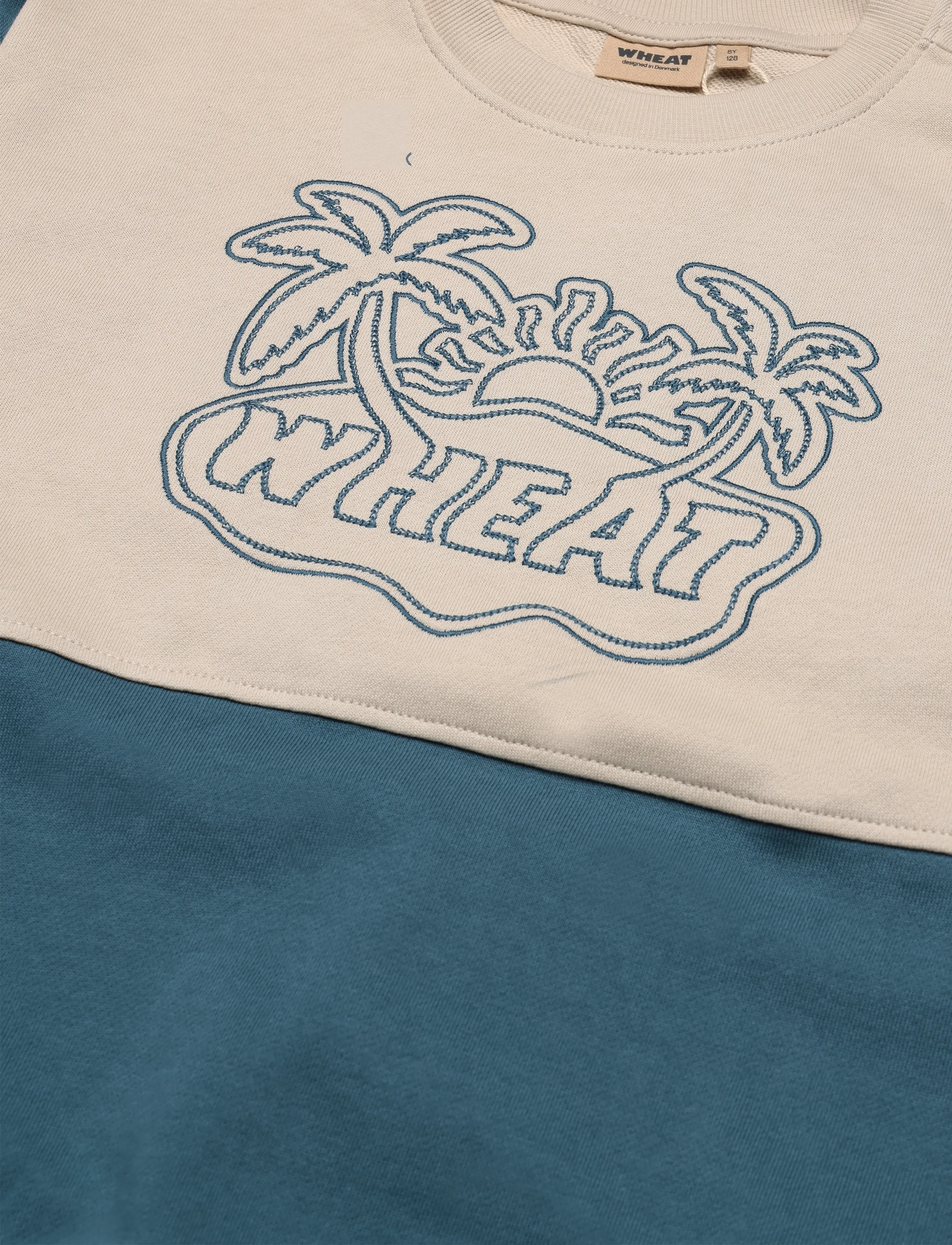 Wheat - Sweatshirt L/S Steff - sweatshirts - blue teal - 2