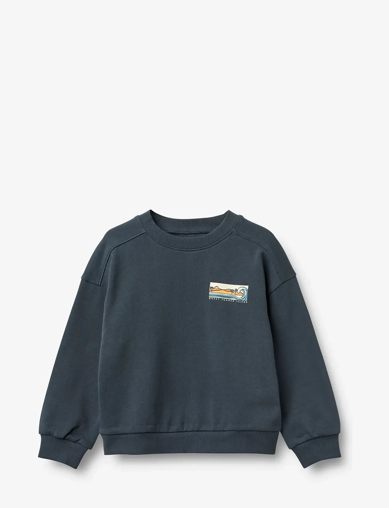 Wheat - Sweatshirt L/S Wave - collegepaidat - ink - 0
