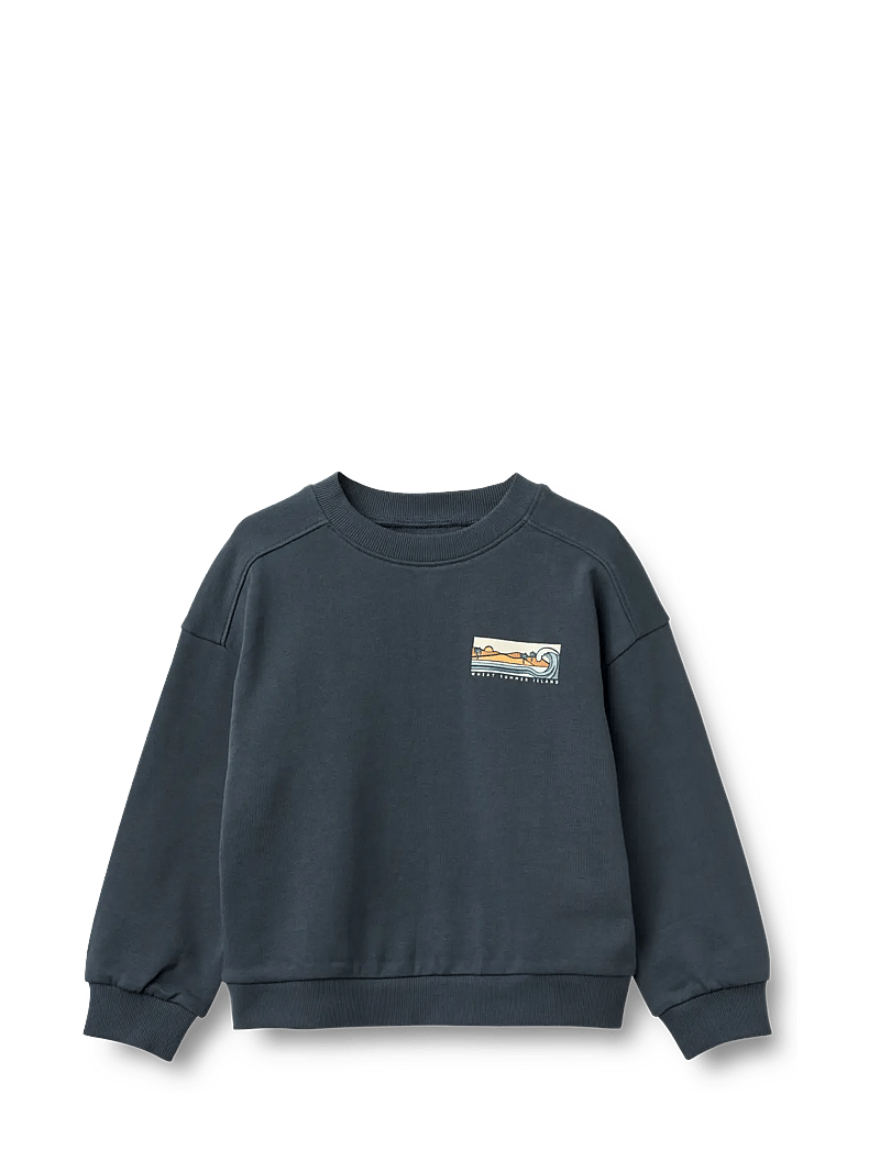 Wheat - Sweatshirt L/S Wave - collegepaidat - ink - 0