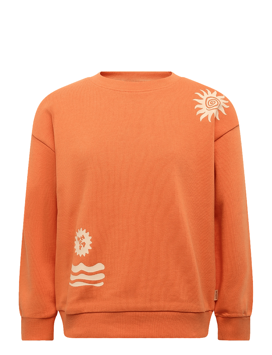 Wheat - Sweatshirt L/S Casey - sweatshirts - sunkissed orange - 0