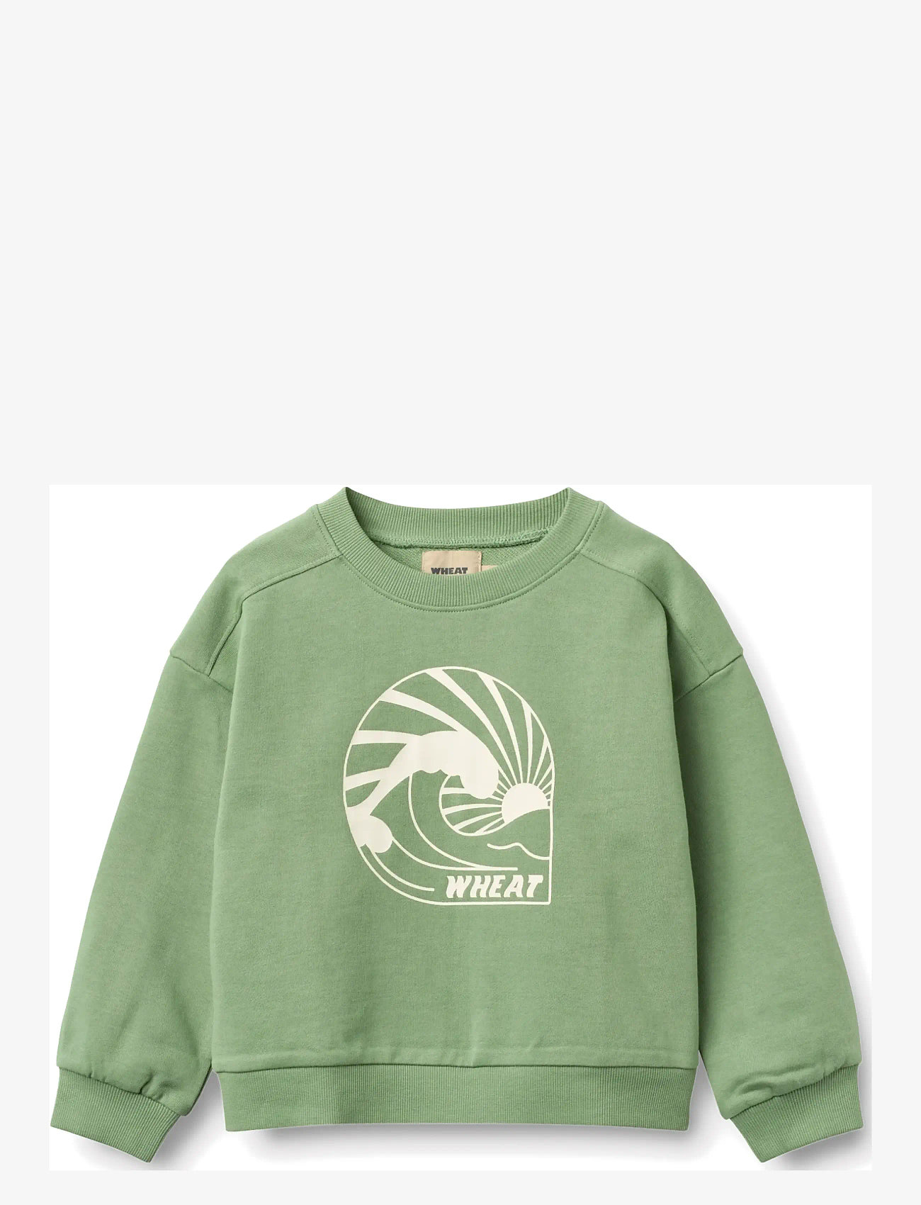Wheat - Sweatshirt L/S Breeze - dressipluusid - jade green - 0