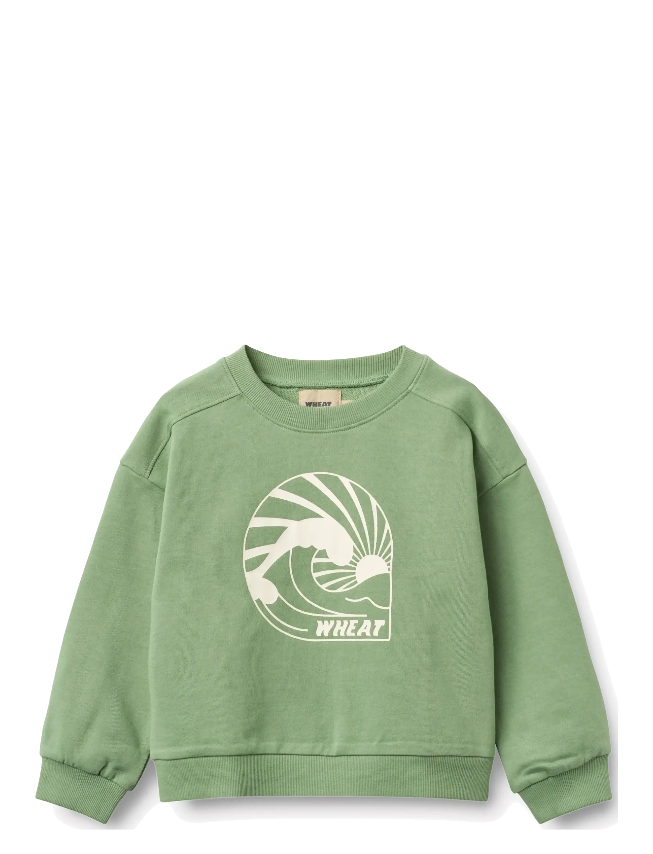 Wheat Sweatshirt L/S Breeze - Teens 9-14 år - JADE GREEN / green