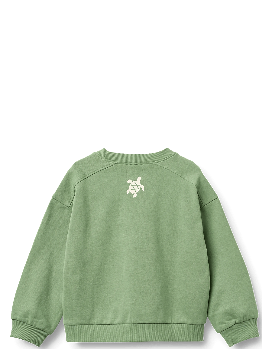 Wheat - Sweatshirt L/S Breeze - dressipluusid - jade green - 1