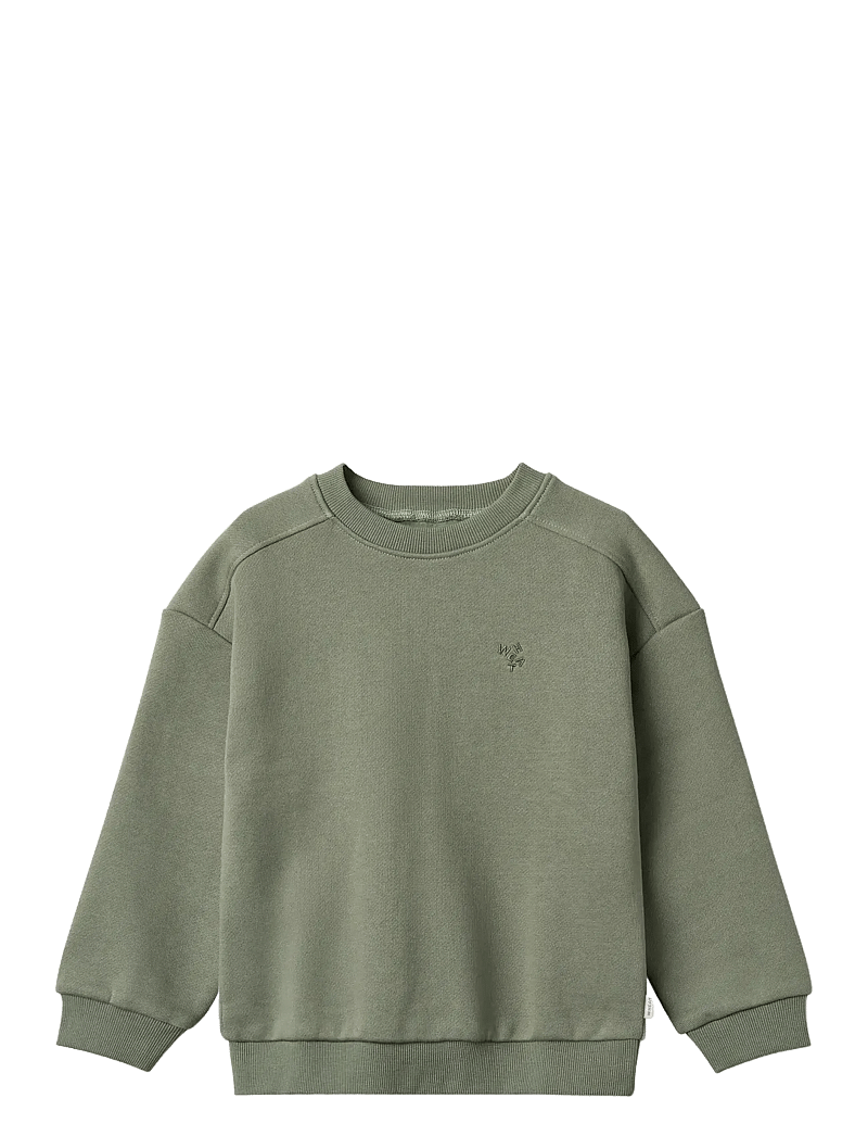 Wheat - Sweatshirt L/S Willi - sweatshirts - dusty green - 0