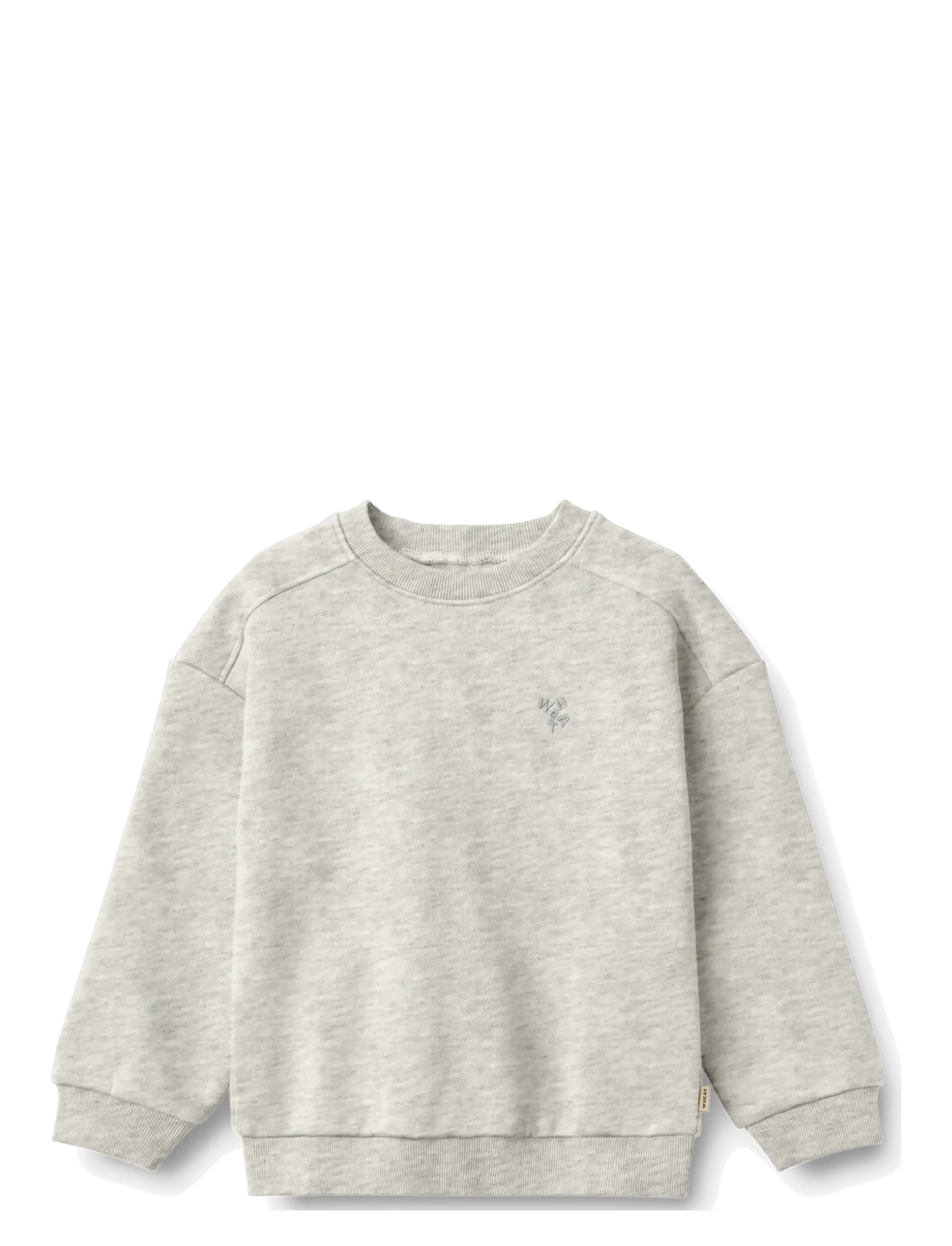Wheat Sweatshirt L/S Willi - Wheat - LIGHT MELANGE GREY / grey