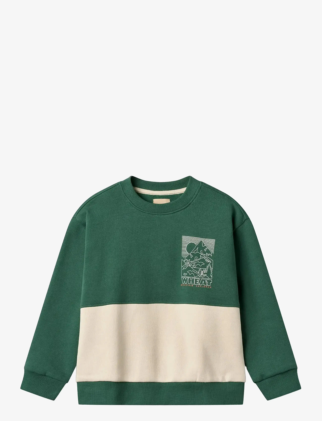 Wheat - Sweatshirt L/S Steff - dressipluusid - kale - 0