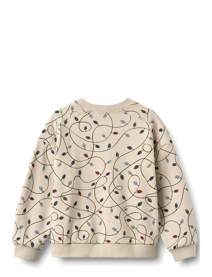 Wheat - Sweatshirt L/S Sandro - dressipluusid - grey cloud string lights - 1
