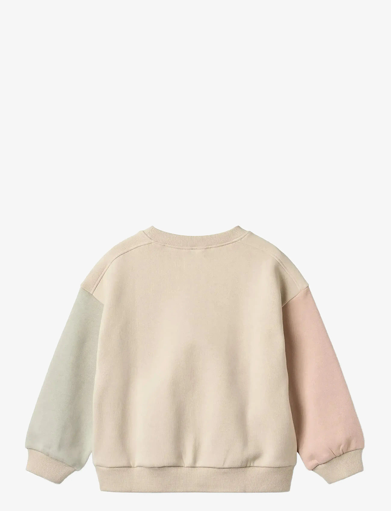 Wheat - Sweatshirt L/S embroidery Elliot - sweatshirts - offwhite - 1