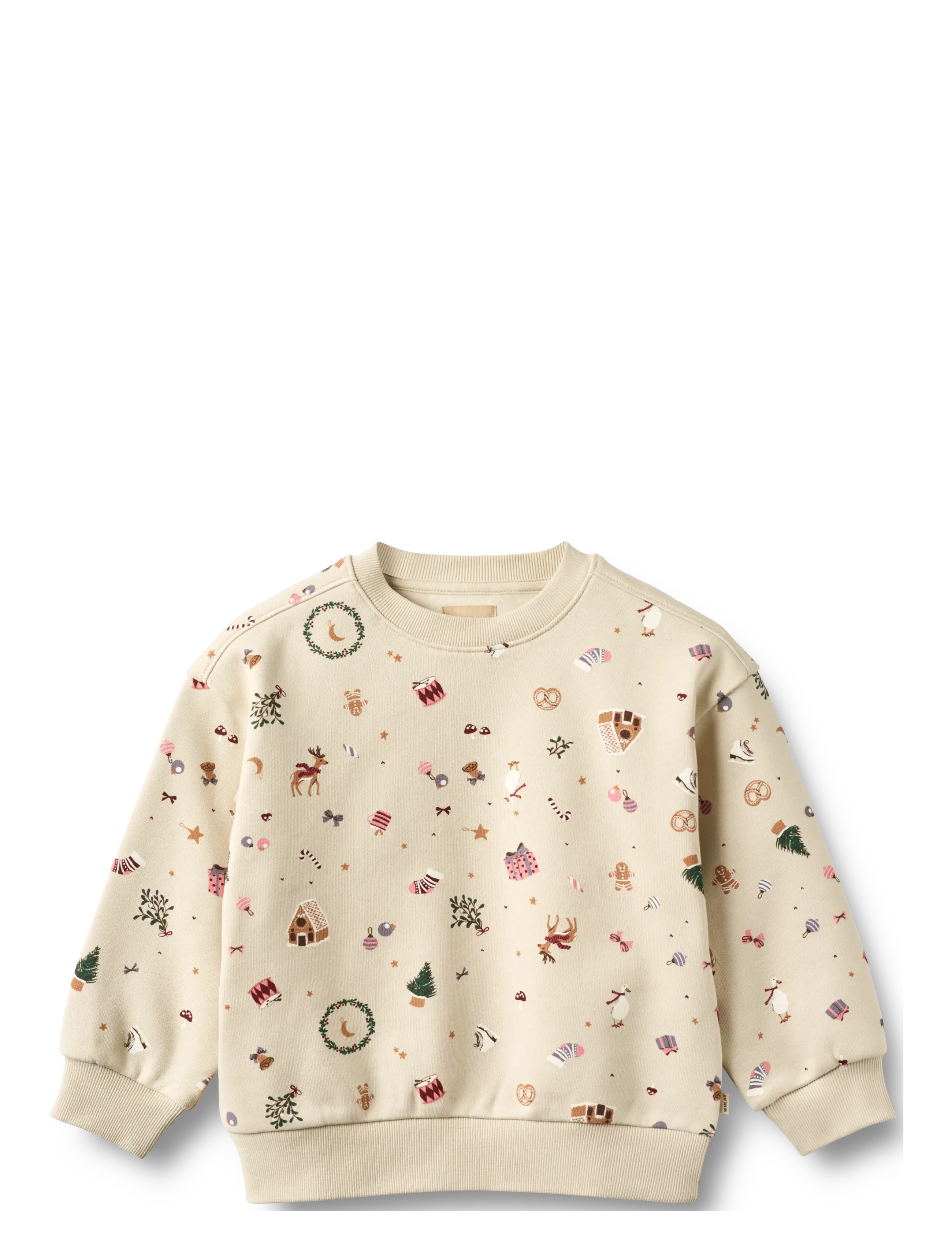 Wheat Sweatshirt L/S Elliot - Sweatshirts & Kapuzenpullover - OFFWHITE HOLIDAY / beige