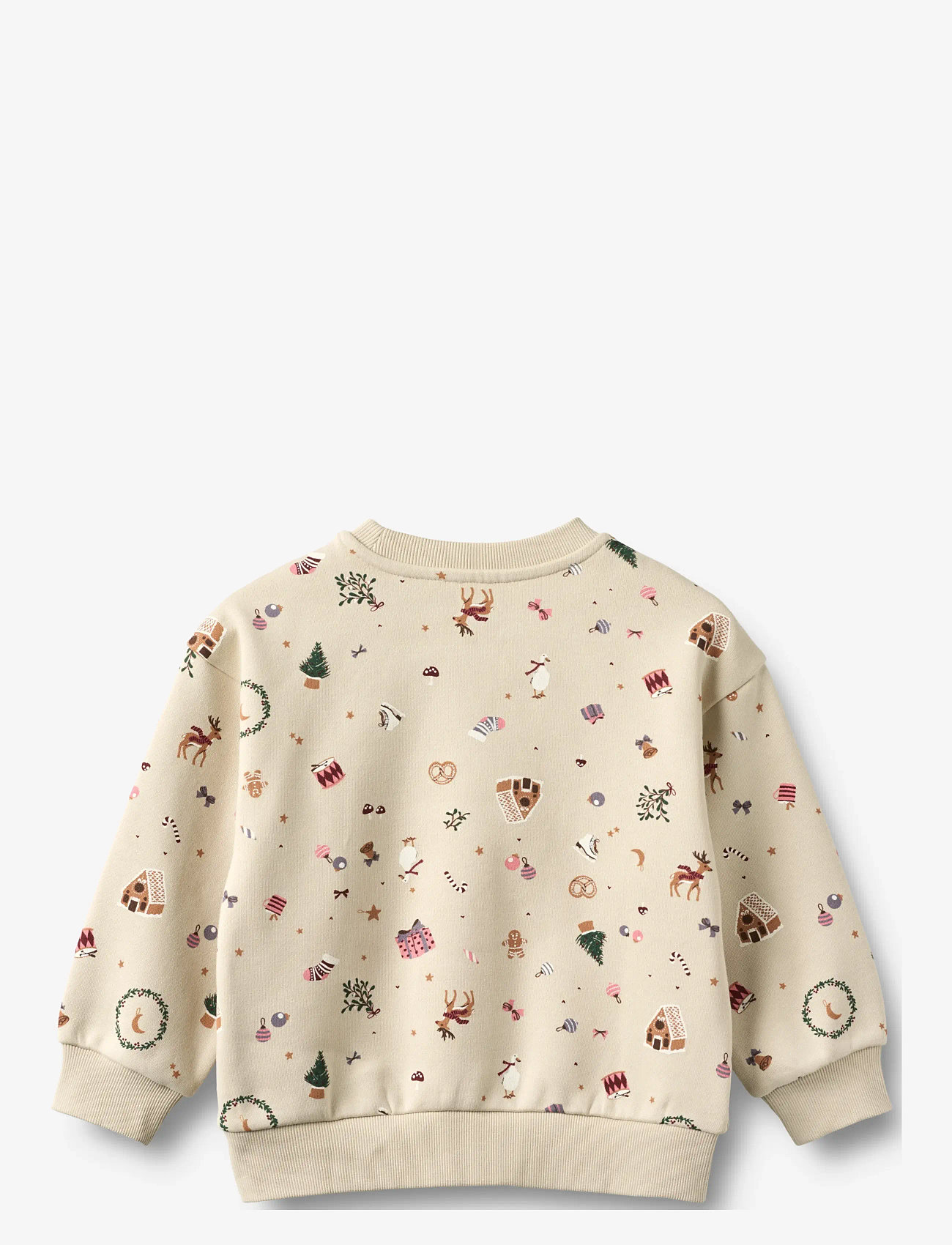 Wheat - Sweatshirt L/S Elliot - sweatshirts - offwhite holiday - 1