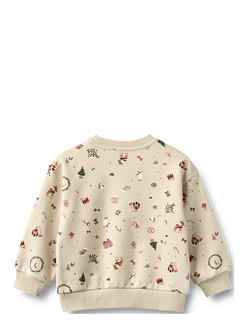 Wheat - Sweatshirt L/S Elliot - sweatshirts - offwhite holiday - 1