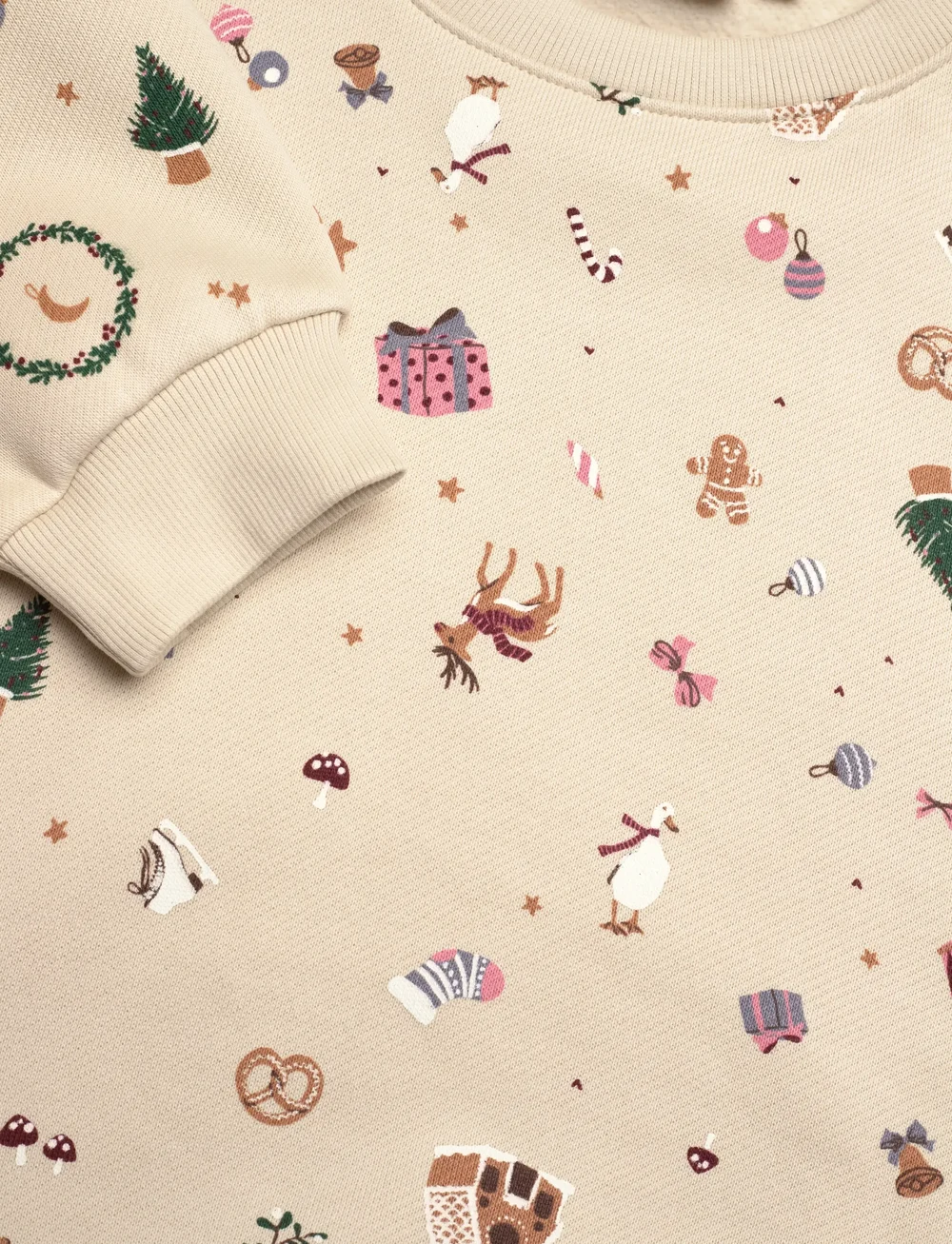 Wheat - Sweatshirt L/S Elliot - sweatshirts - offwhite holiday - 2