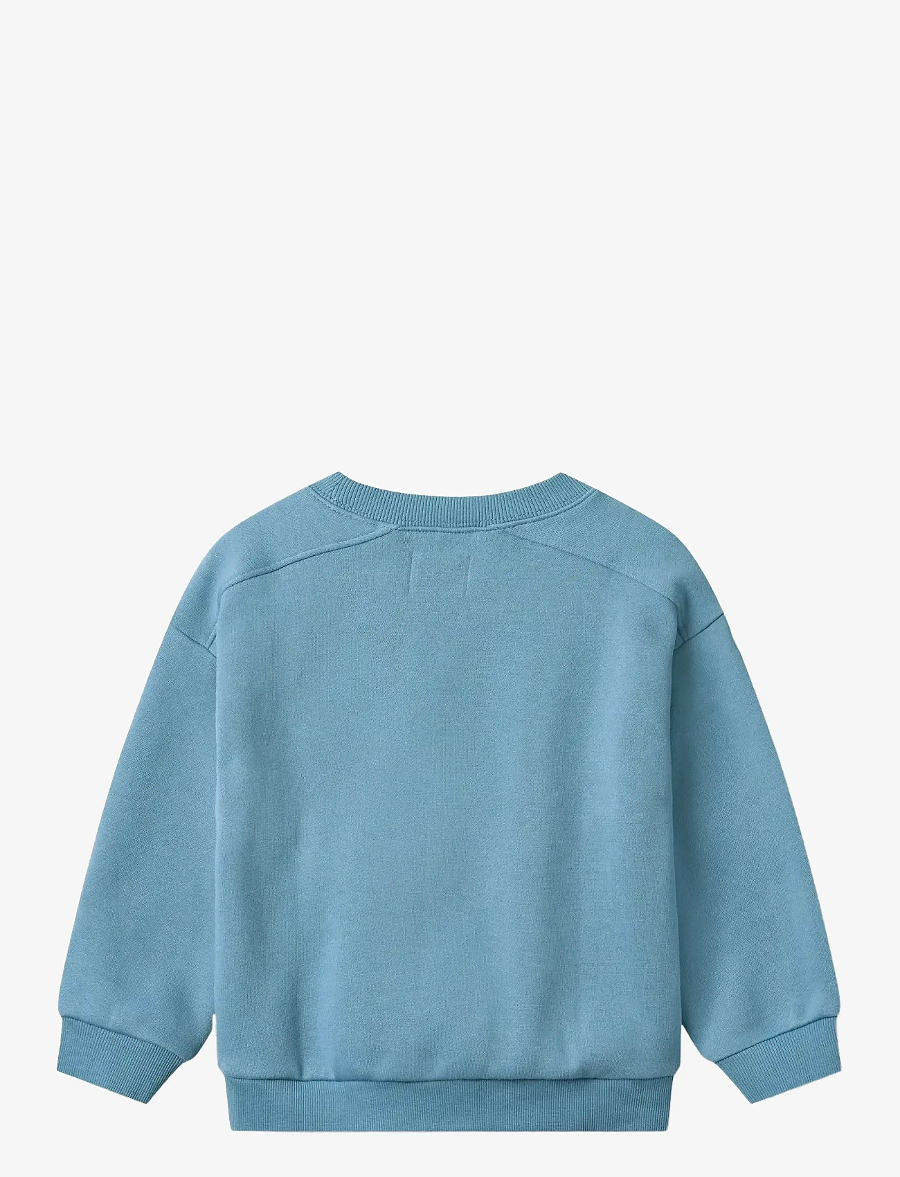 Wheat - Sweatshirt L/S badge Sander - sweatshirts - winter blue - 2