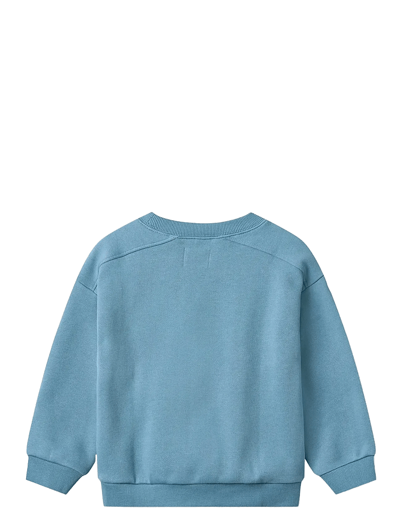 Wheat - Sweatshirt L/S badge Sander - sweatshirts - winter blue - 2