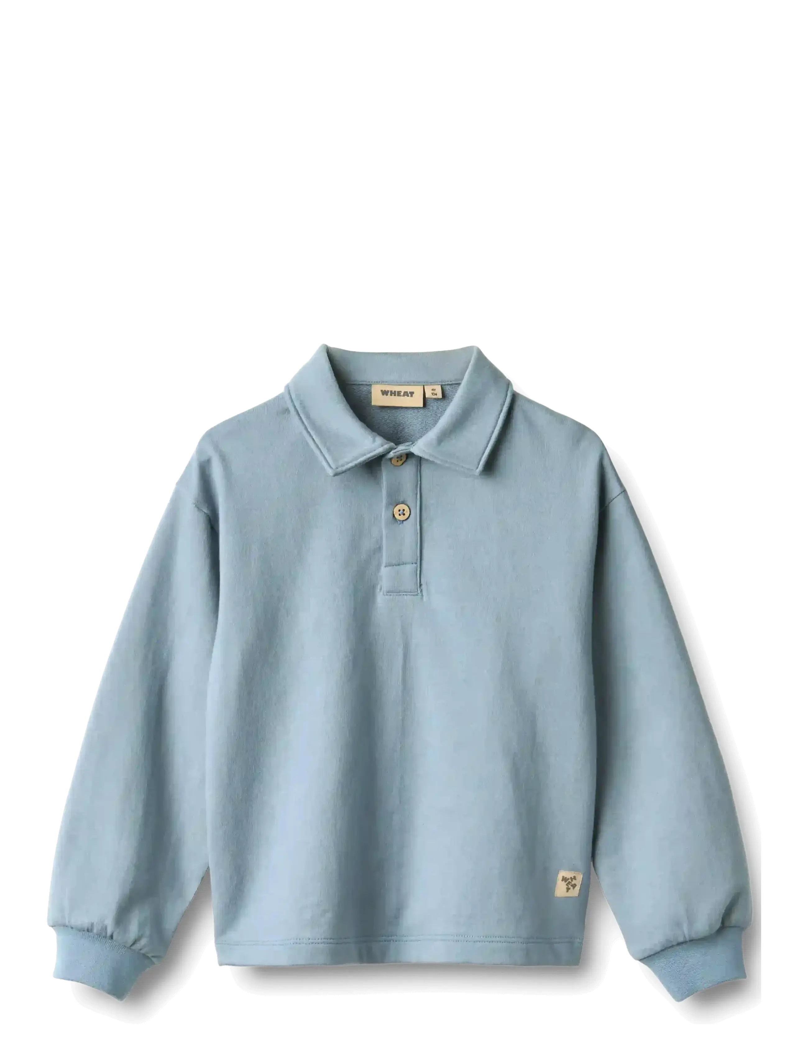Wheat Sweat Blouse L/S Mads - Neuheiten - FADED DENIM / blue