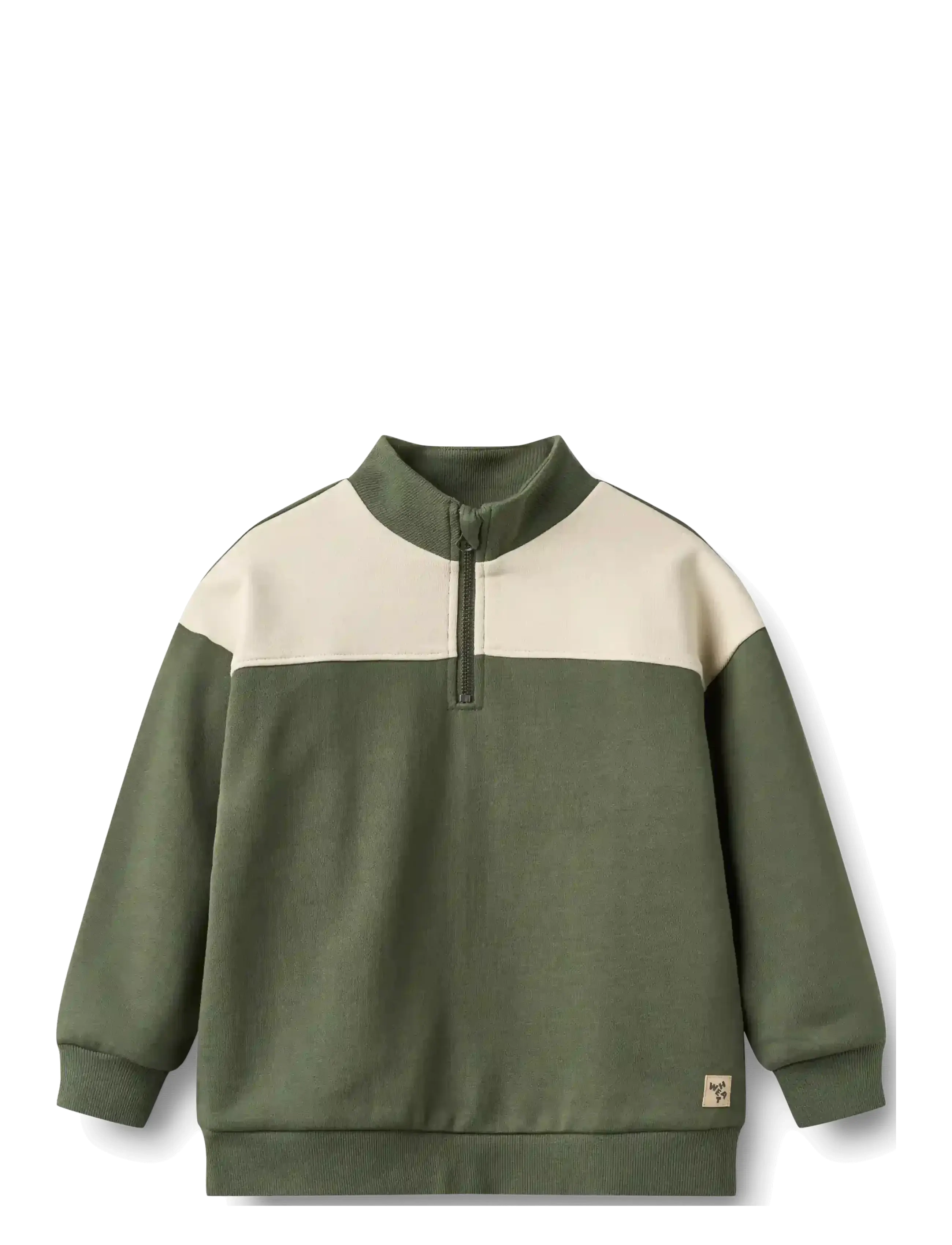 Wheat Half Zip Sweatshirt L/S Matteo - Alles anzeigen - THYME / khaki/green