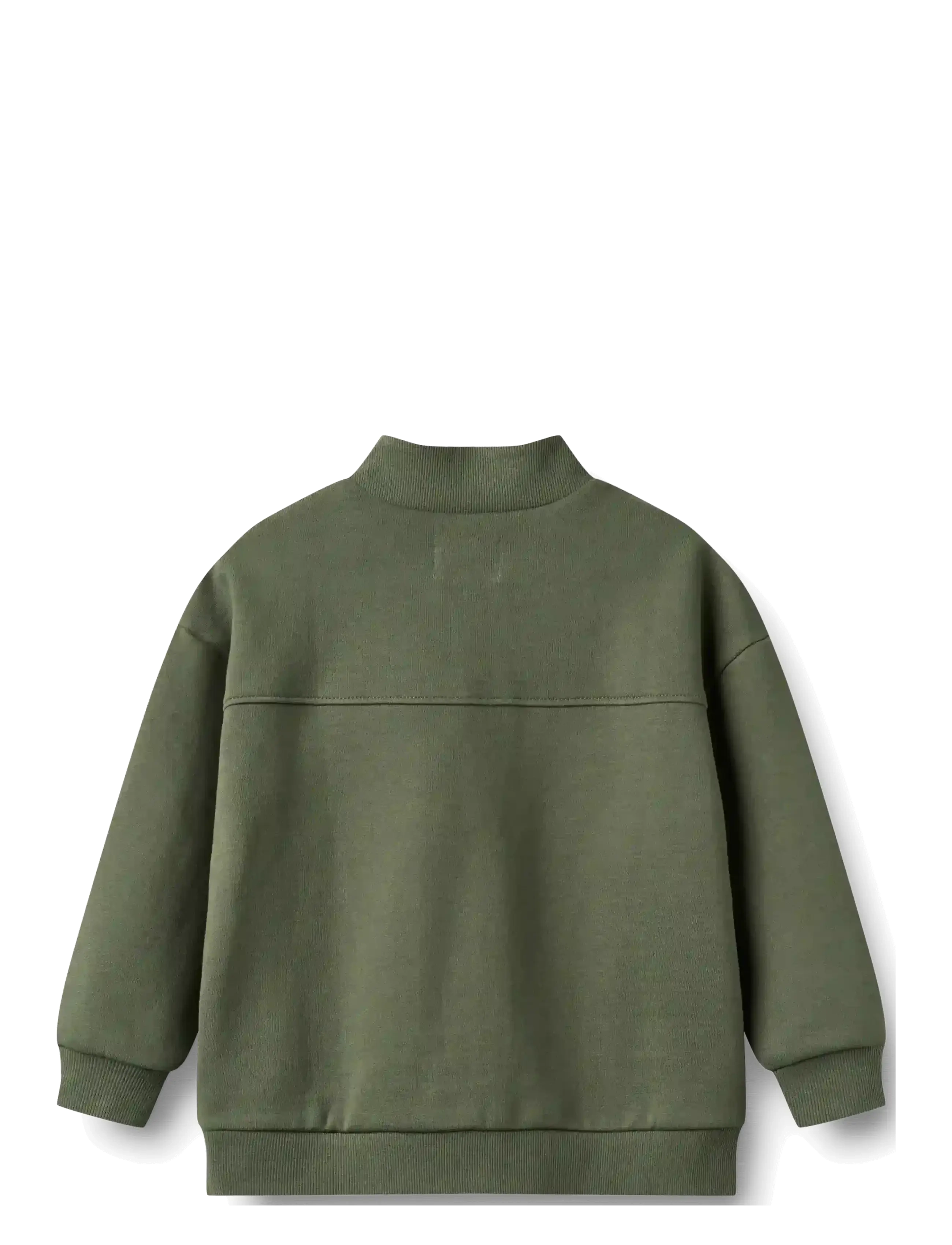 Wheat - Half Zip Sweatshirt L/S Matteo - thyme - 1