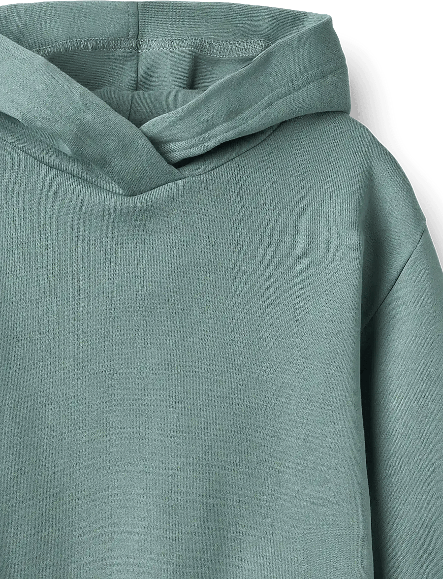 Wheat - Hoodie L/S Valdemar - kapuzenpullover - stormy sea - 4