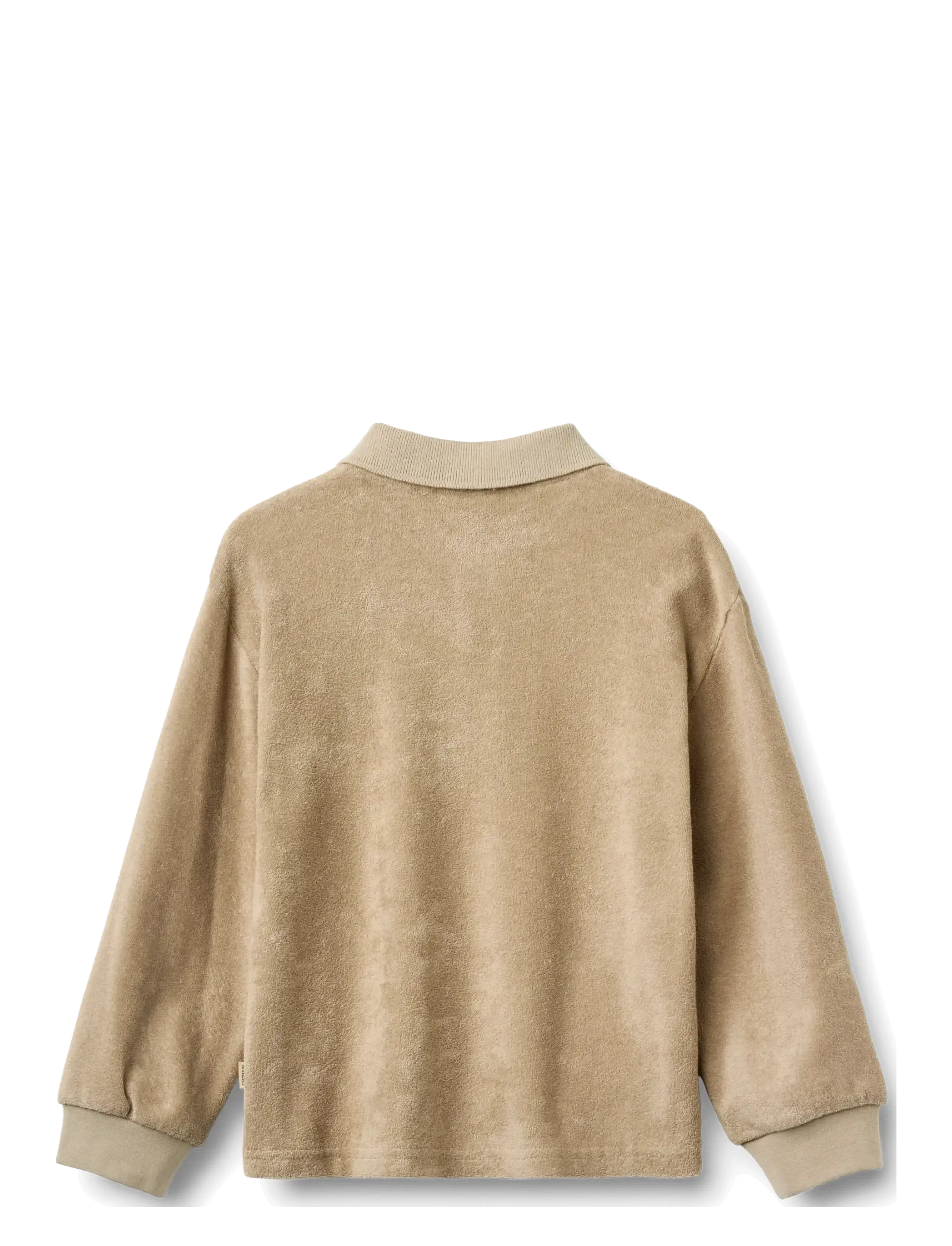Wheat - Terry Polo Shirt L/S Theodor - langærmede poloer - sand stone - 1