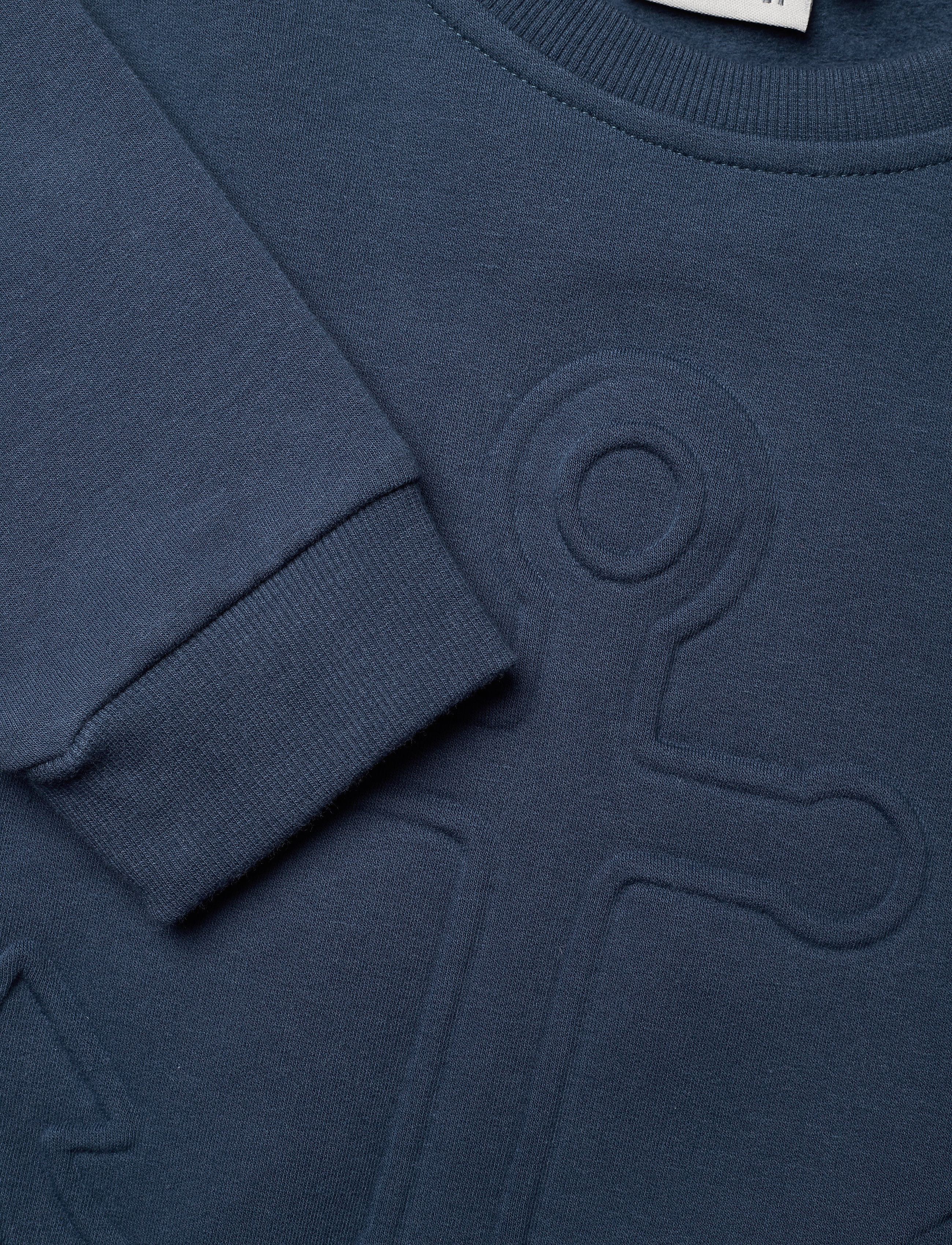 Wheat - Sweatshirt Anchor Embossed - indigo - 2
