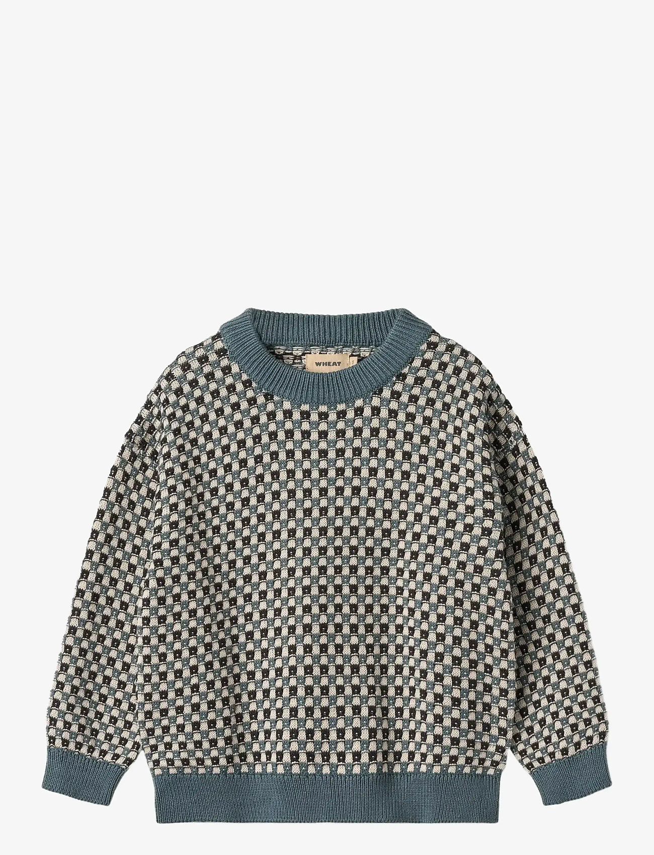 Wheat - Jacquard Pullover Flores - höstkläder - stormy weather - 0