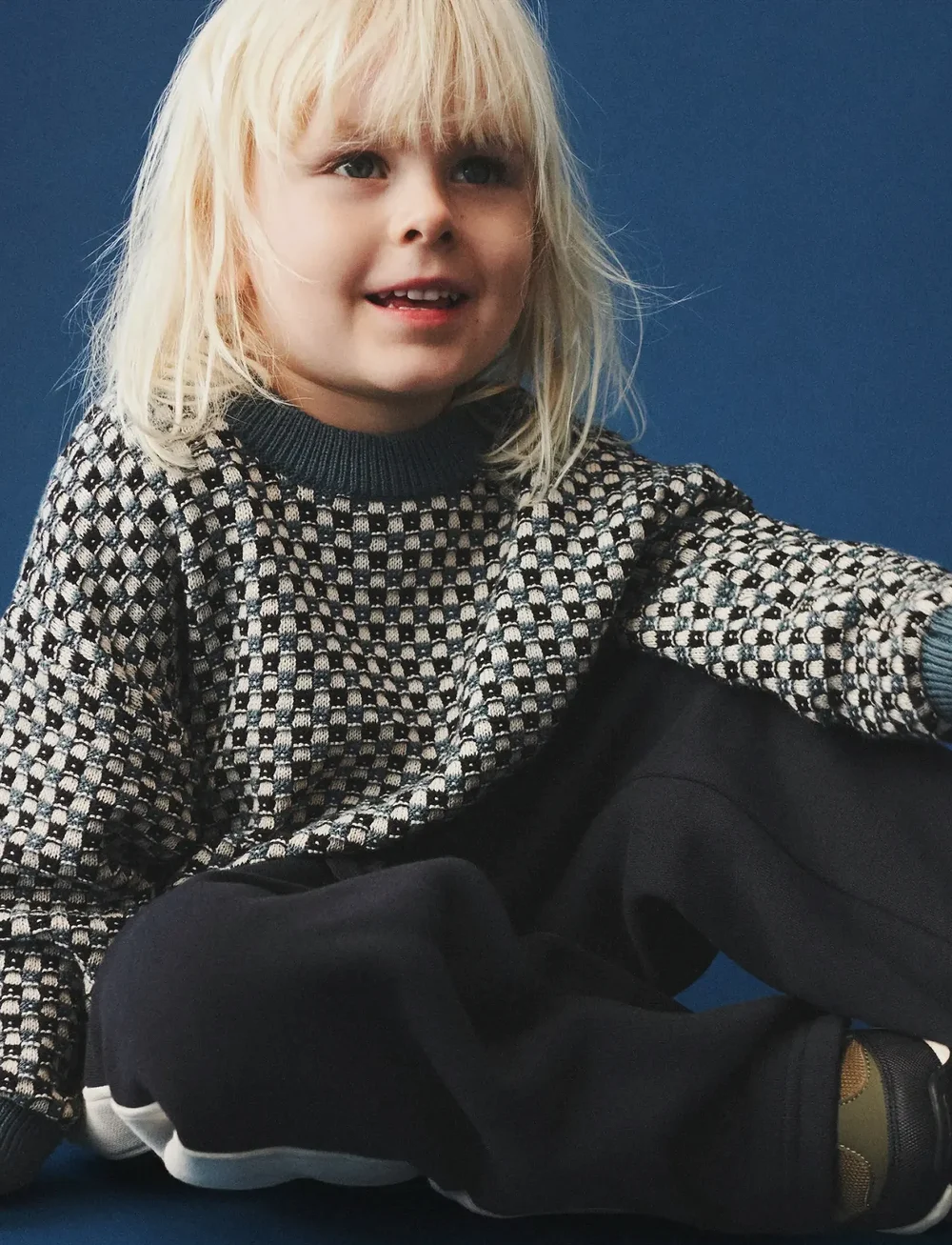 Wheat - Jacquard Pullover Flores - truien - stormy weather - 0