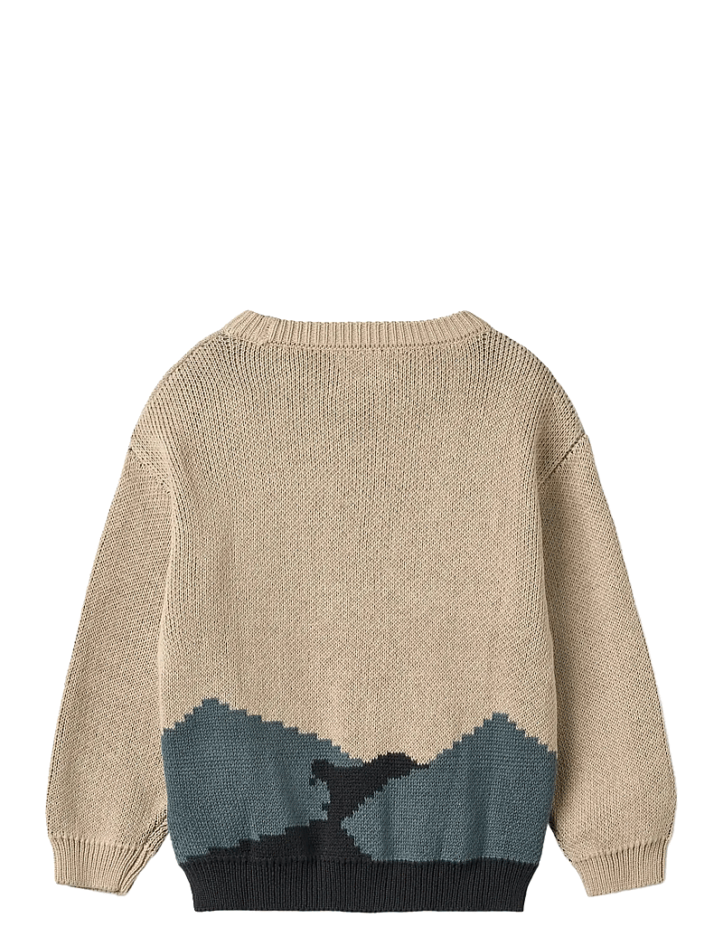 Wheat - Jacquard Pullover William - warm sand - 1