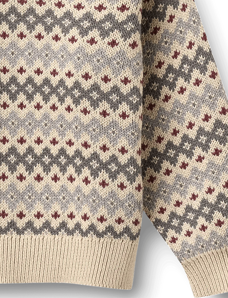 Wheat - Jacquard Pullover Harlow - stickade tröjor - flint - 2