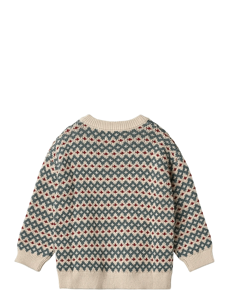 Wheat - Jacquard Pullover Harlow - trøjer - offwhite - 1