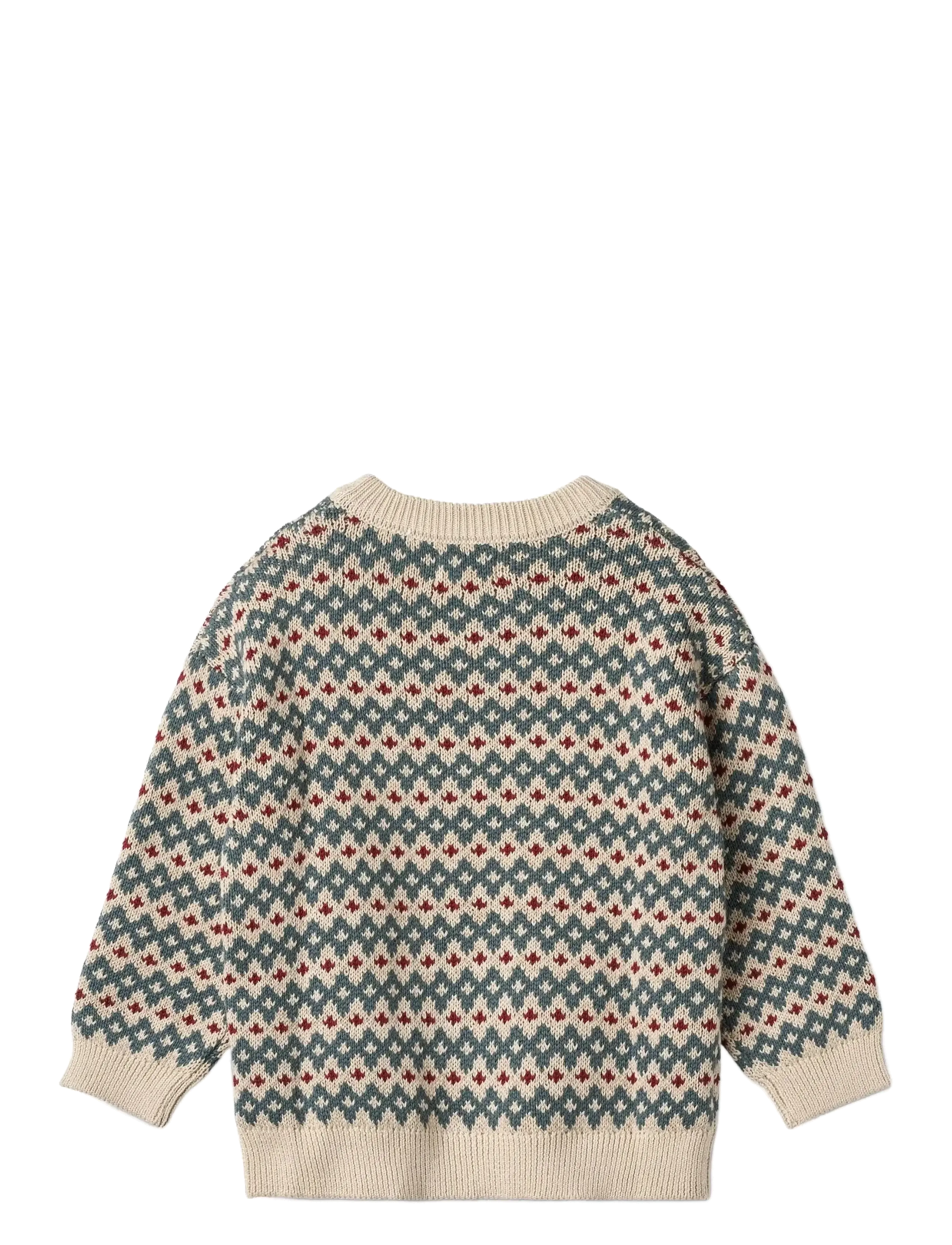Wheat - Jacquard Pullover Harlow - offwhite - 1