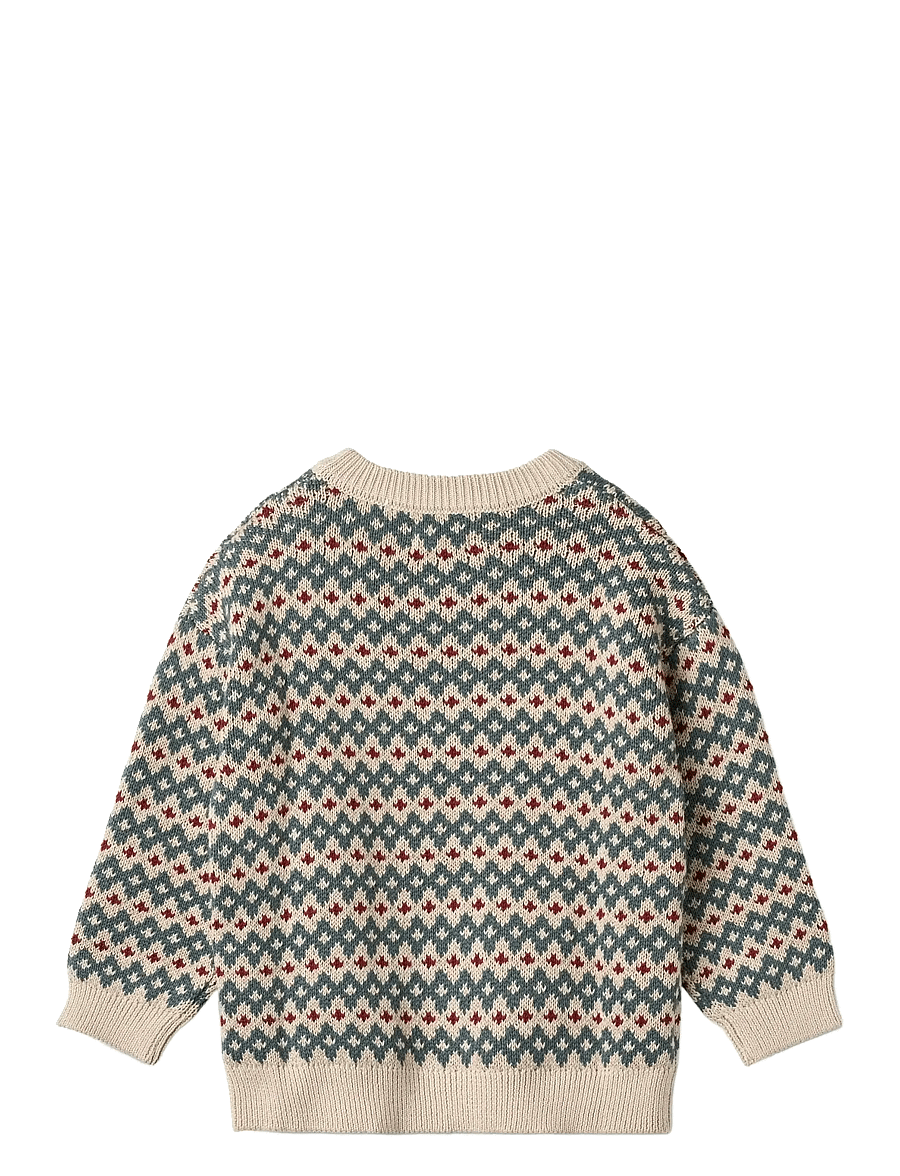Wheat - Jacquard Pullover Harlow - pullover - offwhite - 1