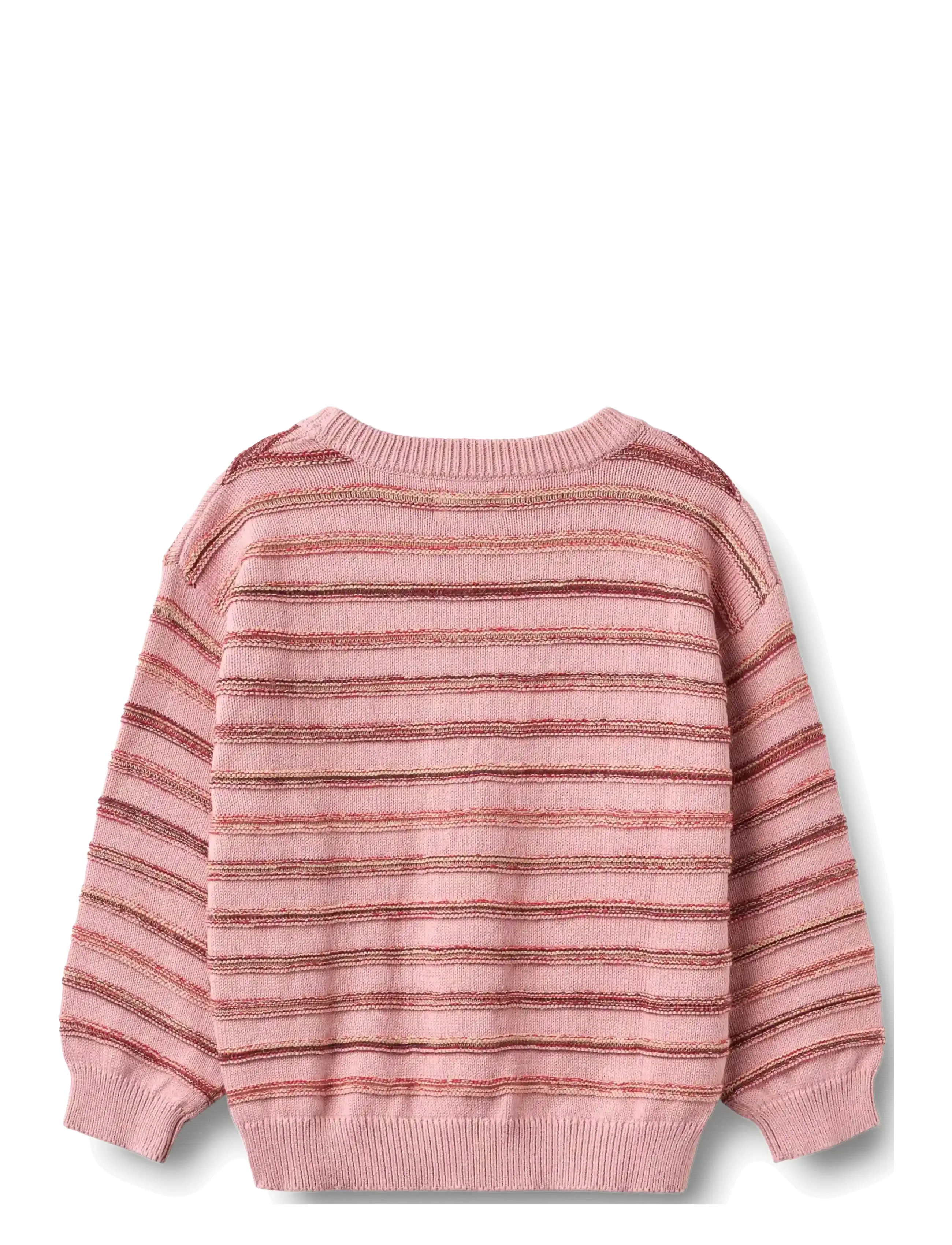 Wheat - Jacquard Pullover Harlow - pullover - berry cream stripe - 2