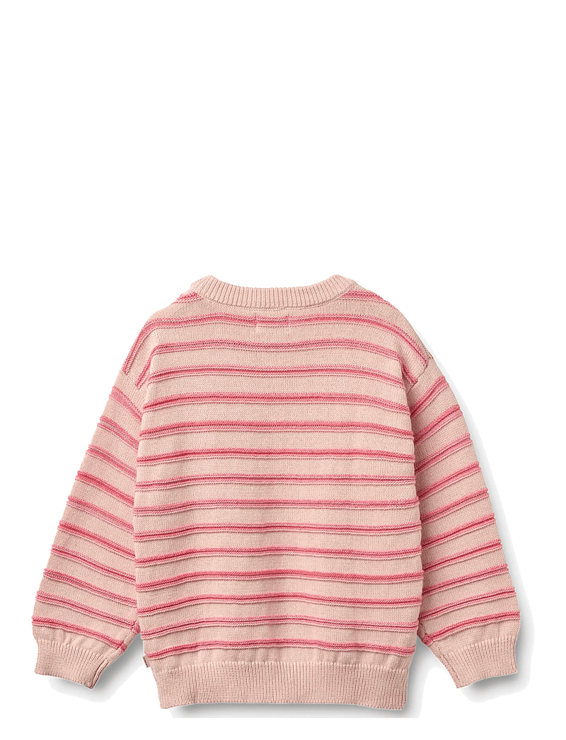 Wheat - Jacquard Pullover Harlow - trøjer - powder stripe - 1