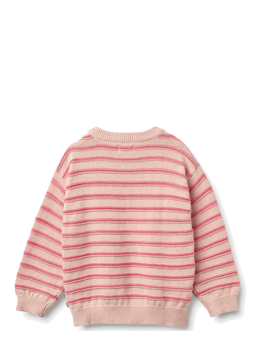 Wheat - Jacquard Pullover Harlow - pullover - powder stripe - 1
