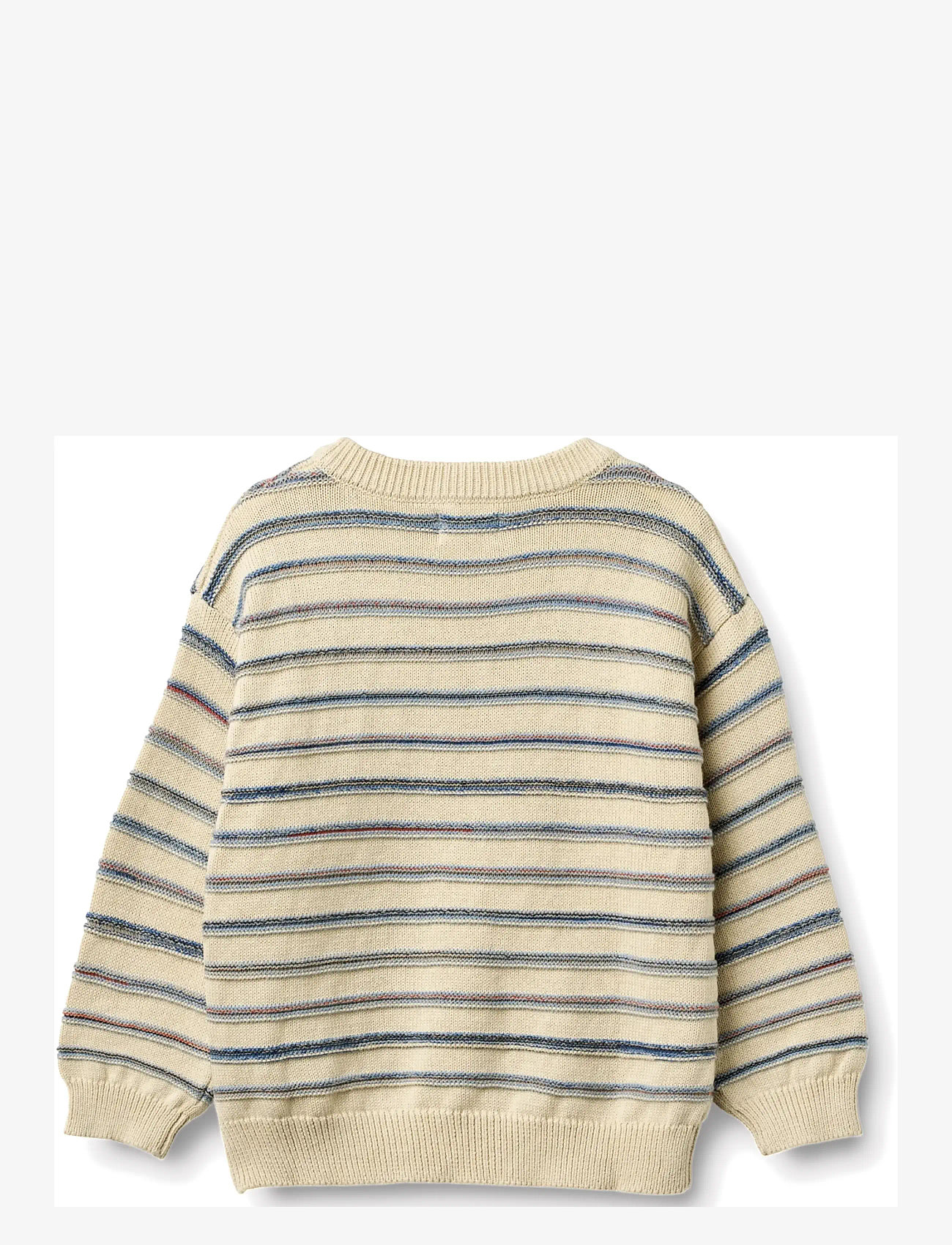 Wheat - Jacquard Pullover Harlow - jumpers - sandshell stripe - 2