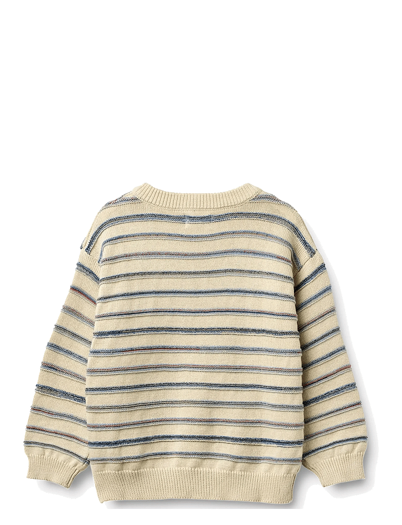 Wheat - Jacquard Pullover Harlow - pullover - sandshell stripe - 2