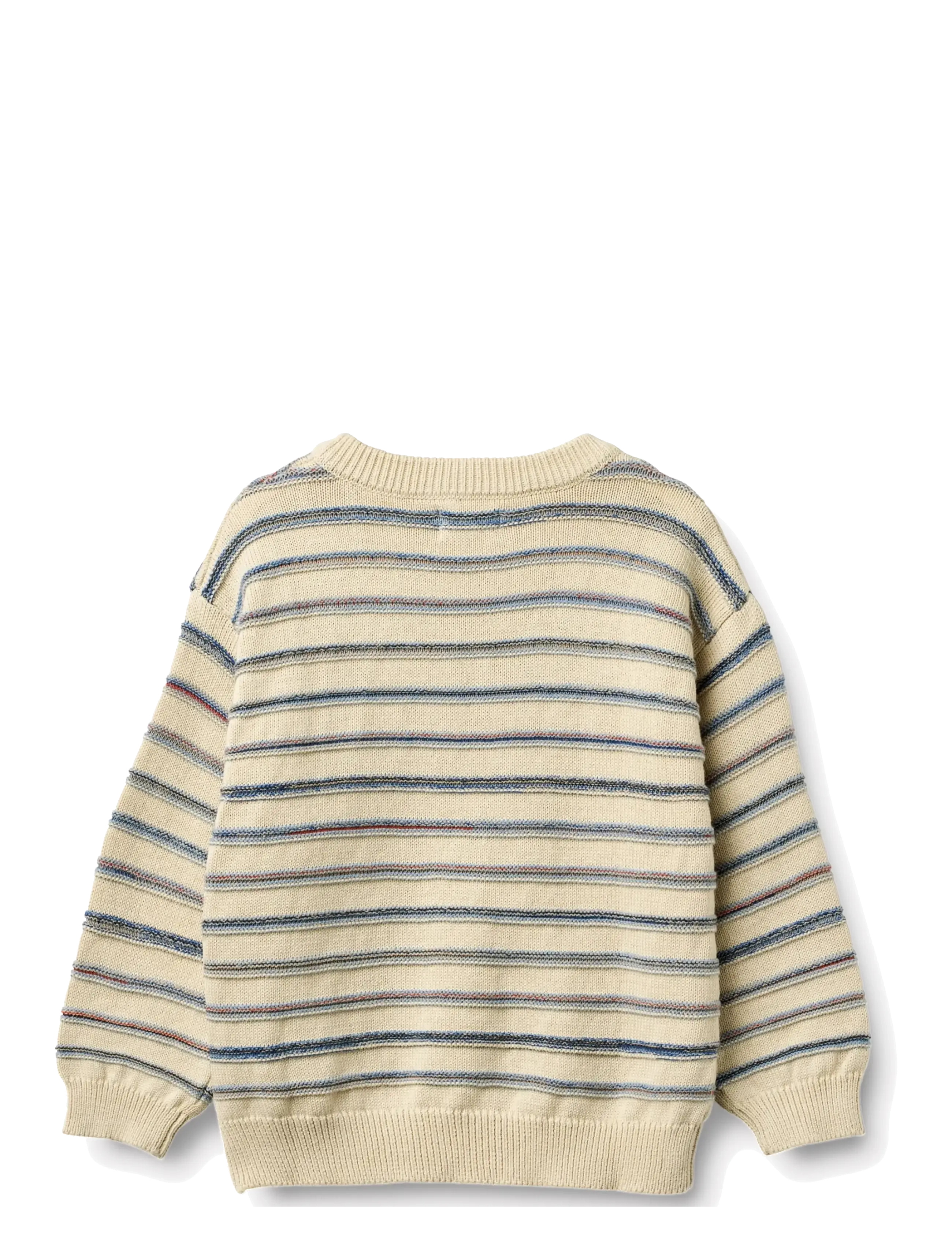 Wheat - Jacquard Pullover Harlow - trøjer - sandshell stripe - 2