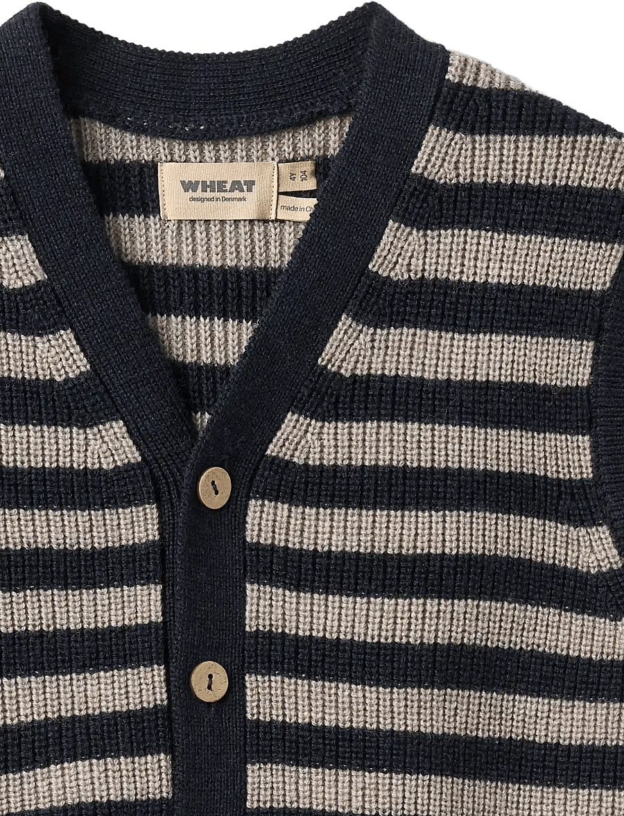 Wheat - Knit Vest Pete - westen - navy stripe - 2