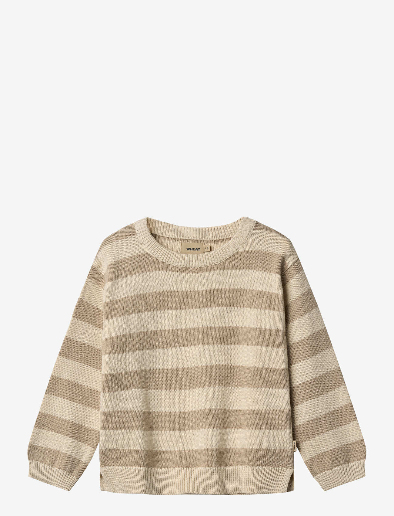 Wheat - Knit Pullover Morgan - beige stripe - 1