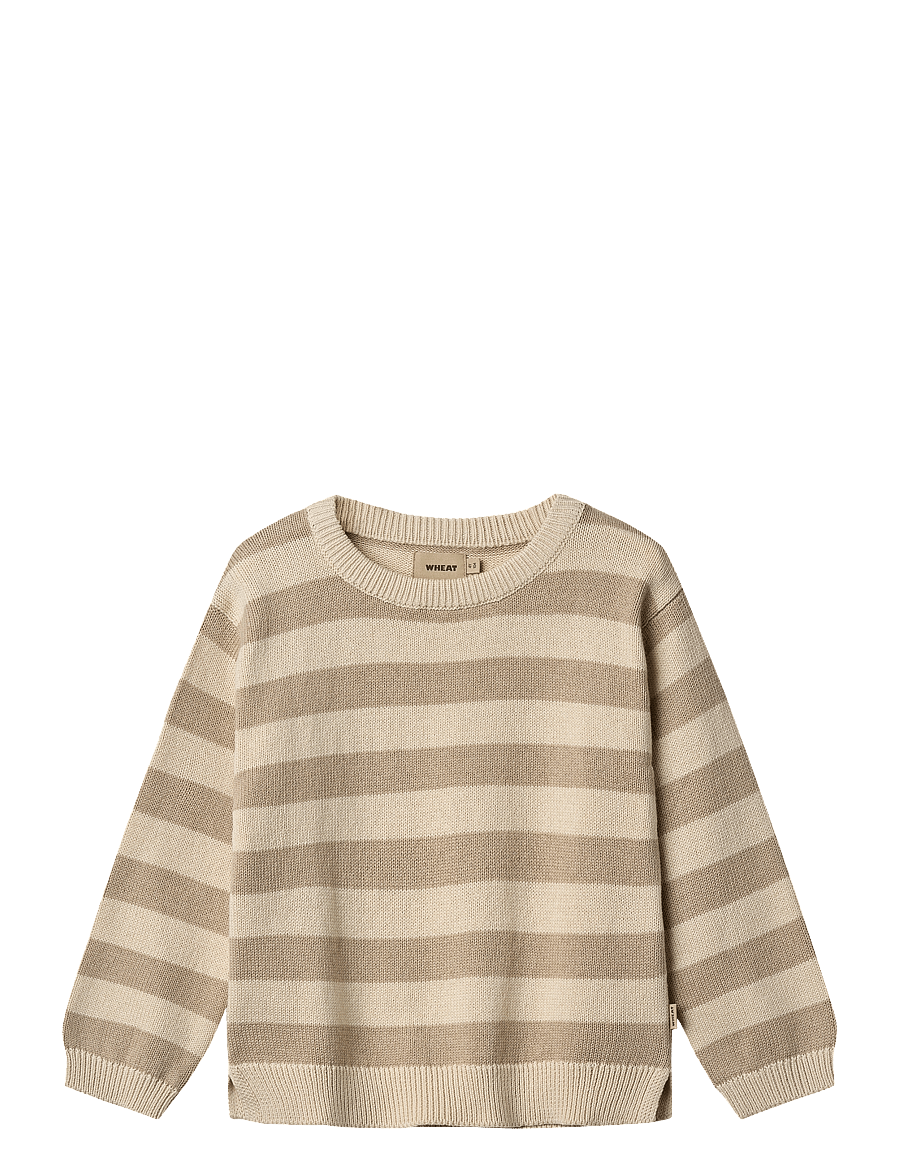 Wheat - Knit Pullover Morgan - džemprid - beige stripe - 1