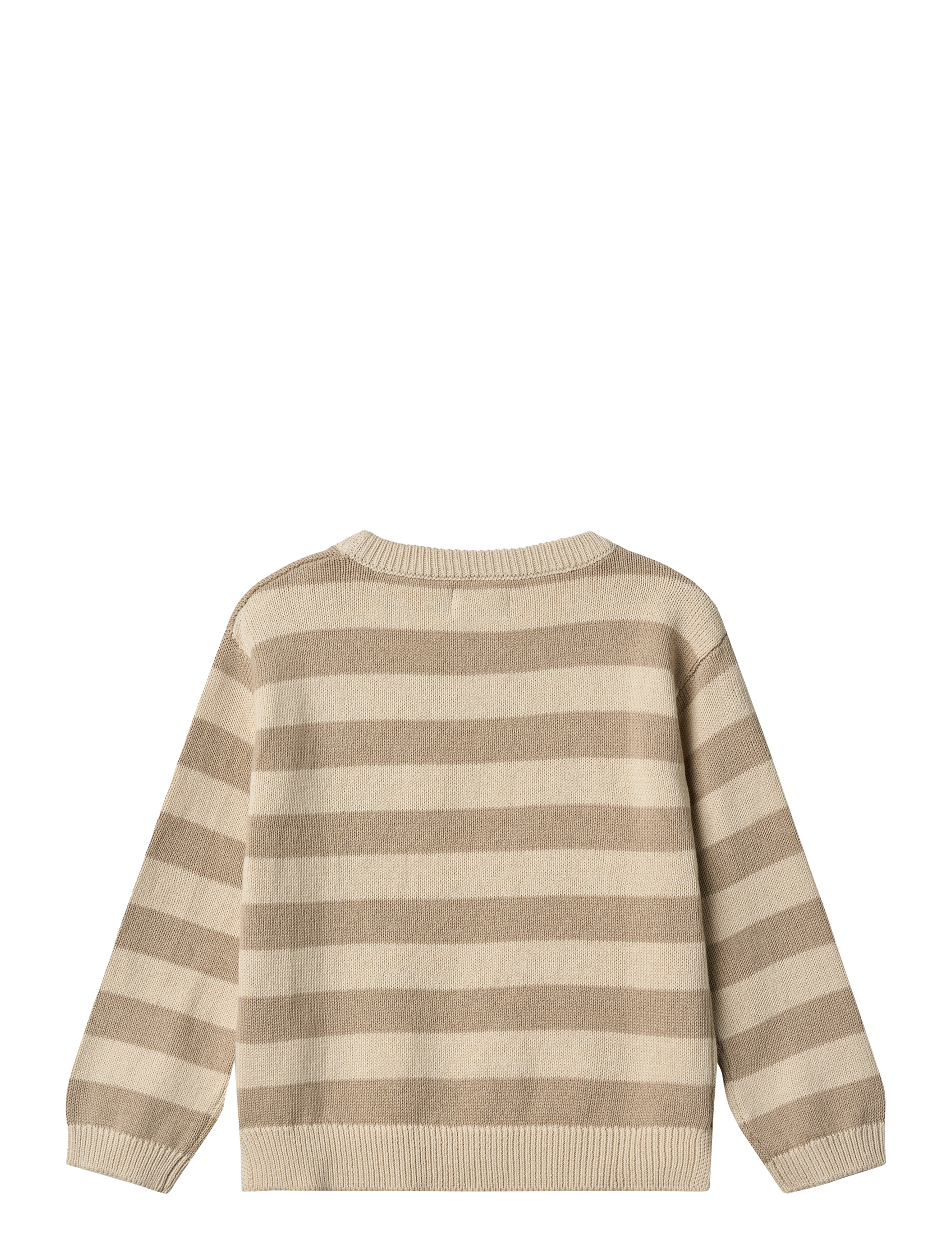 Wheat - Knit Pullover Morgan - trøjer - beige stripe - 2