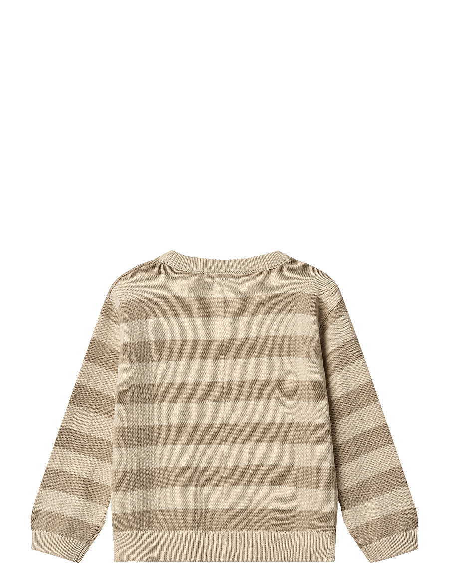 Wheat - Knit Pullover Morgan - džemprid - beige stripe - 2