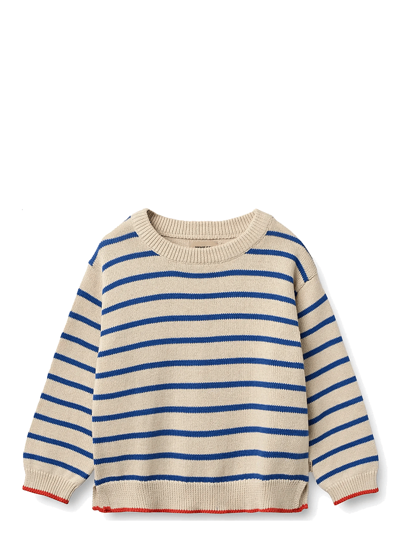 Wheat - Knit Pullover Morgan - džemprid - true blue stripe - 0