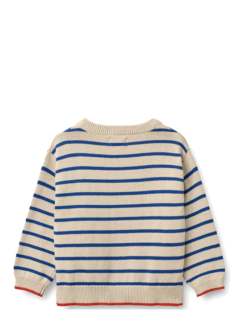 Wheat - Knit Pullover Morgan - džemprid - true blue stripe - 1